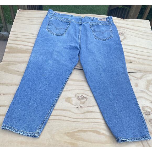 Vintage Vtg. Levis 513 Loose Fit‎ Straight Leg Jeans Men's Blue Sz. 50x30 - Picture 9 of 12